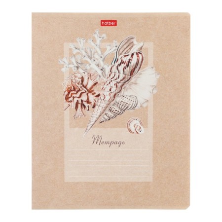 Notebook 18 sheets in the cage on the paper clip "Pearls", mix-3