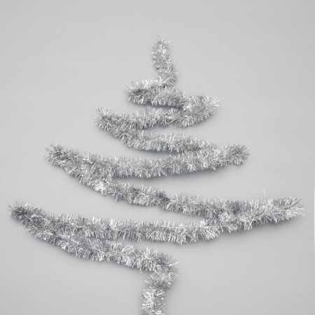 Girland "Mishura" 2 m Rosa, IP20, silver thread, 44 LED, 8 layers, d = 3 cm, white glow, AAX2-1