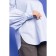 Female shirt, size 42, blue color