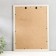 Photo frame plastic 30x40 cm "White 3d rhombuses with black stripe" 44x35 cm