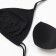 Separate female swimsuit, black color, size 36 (40)