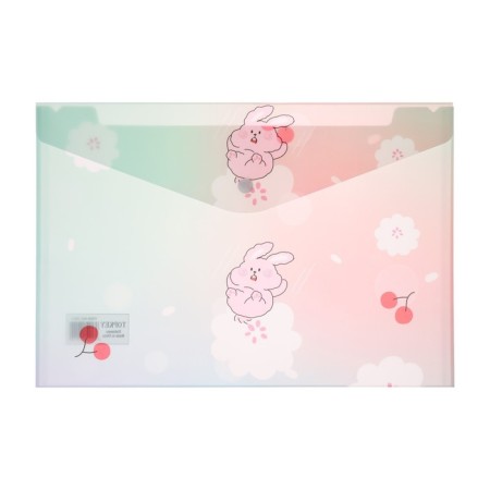 Folder-convert on the button, A4, 150 μm, "animals", mix-4