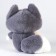 Soft toy "cat", 23 cm, gray color