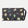 Cosmetic bag with lightning, black color