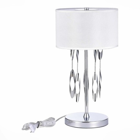 ST LUCE bedside lamp. SL1353.104.01. Nettuno. 1x60 W, E14, 25x25x46 cm, chromium color-3