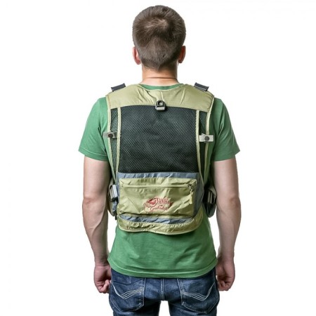 Fish -free fisheries vest Tramp Angler Khaki, S/M size-1
