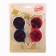 Set of candles 4 pieces "with humor", red-black, 4 × 4.4 cm