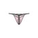 Thong with accession collection access, black pink color, size S/L