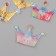 Shaker for the creativity of the PVC "Crown Princess" with a glitter mix 4.4x6.5 cm