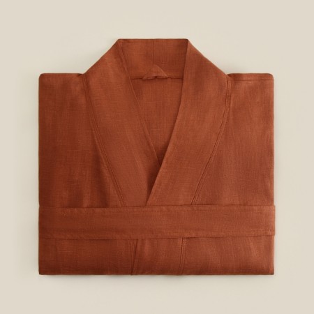 Women's Home Home SL Home "Softness", size 44-52, col. Pink, 100% linen, 150g/m2-3