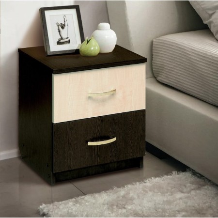 Venice 11 Capital cabinet with 2 boxes, 404x380x486 mm, color of wenge / maple