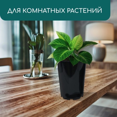 Pot for seedlings, for roses, 7 l, d = 22 cm, h = 26 cm, black, Greengo-5