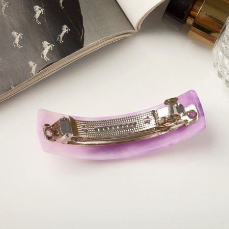 Hair hairpin "Wanda" structure, 9 cm, mix-2