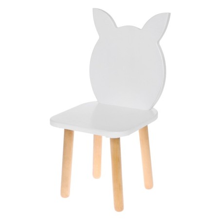 Children's chair "cat", white