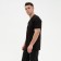 T -shirt male, black color, size 48