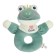 The rattle is soft on the ring "Frogstik", I crush me