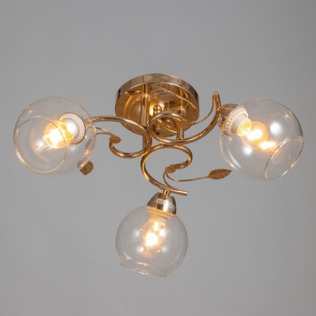 Aleste chandelier 3x60W E27 gold 52x52x23cm-1