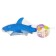 Rubber toy for the bathtub "Shark", 24 cm, with a squeak, crush me