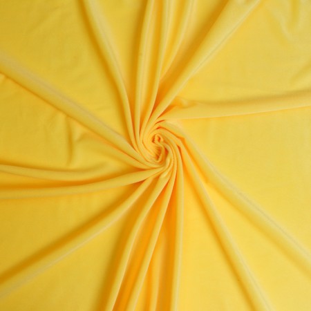 Flap, plush on a knitted basis, yellow, 100 × 150 cm, 100% p/e