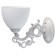 Bra “Ariadna”, 1x60W E27, white 20x15x30 cm