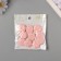 Acrylic beads for the work of the "flat crushed circle" pale pink 2.5x2.5x0.6 cm