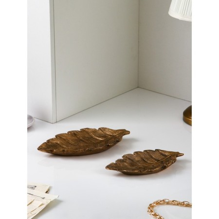 Set of organizers "Sheet No. 1", polystone, 2 pcs, color gold-1