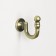 Curtain hook, 2 pcs, color Antik gold
