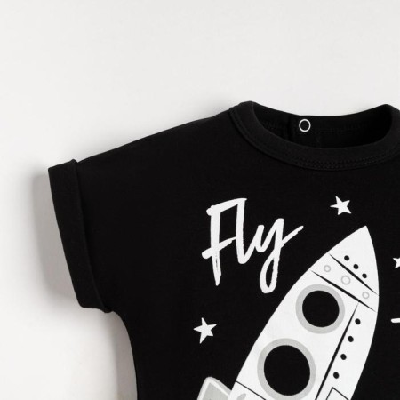 Combineson with short sleeve of the baby I "Stylish Boy" Growth 86-92 cm-2