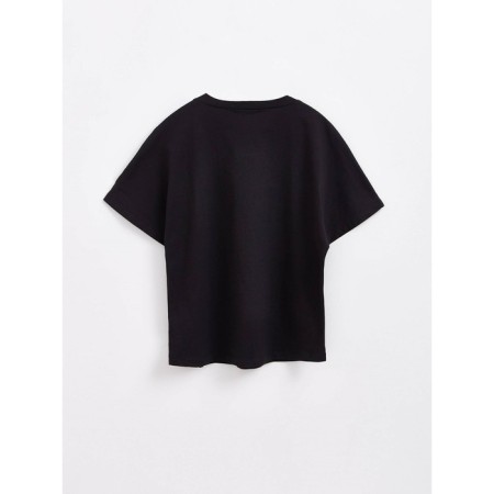 Female T -shirt, size XS, black color-4
