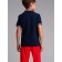 Polo for the boy PlayToday yacht, height 176 cm, dark blue color