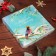 Cookie box, confectionery packaging, "bullfinch", 18 x 18 x 3 cm, new year