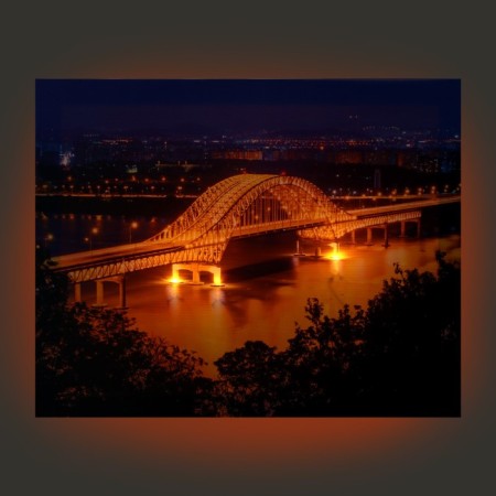 Painting Light "bridge" 40*50 cm-1
