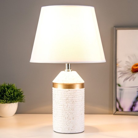 Brianna table lamp E14 40W white-gold 22x22x36.5 cm Risalux-1