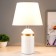 Brianna table lamp E14 40W white-gold 22x22x36.5 cm Risalux