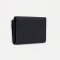 Women's wallet on the button, black color