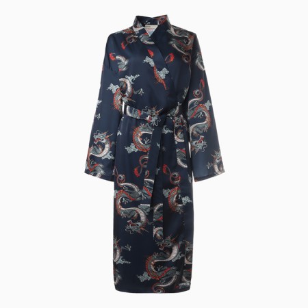 Home robe KAFTAN "Dragon", r.52-54, blue-4