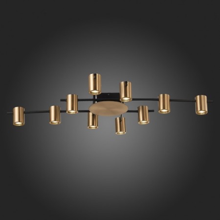 Ceiling lamp ST LUCE. SL1207.402.10. Veroli. 10x7 W, GU10, 101x65x11 cm, black color-4