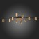 Ceiling lamp ST LUCE. SL1207.402.10. Veroli. 10x7 W, GU10, 101x65x11 cm, black color