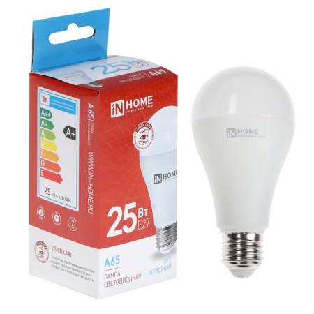 LED lamp In Home LED-A65-VC, 25 W, 230 V, E27, 6500 K, 2380 lm-5