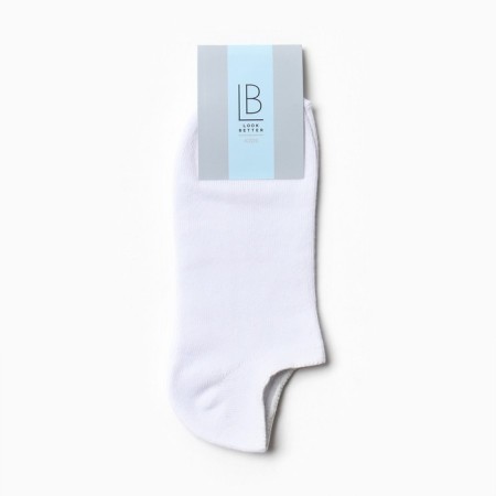Children's socks LB 132, white color, rr 32-36-2
