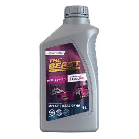 Motor oil The Beast Hybrid G ​​0W-20, synthetic, 1 liter