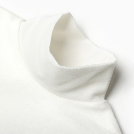 Turtleneck for girls, milk color, height 104-1