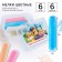 Set of colored crayons puppy patrol, 6 colors
