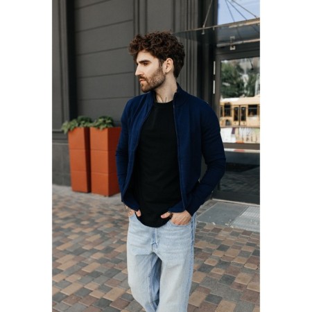 Jumper male ise, size 58, dark blue color-4