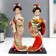 Collective doll "Geisha with fan" MIX 27x9.5x9.5 cm
