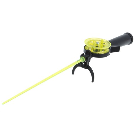 Winter fishing rod "techno" d = 55 mm, plastic handle, polycarbonate whip, mix
