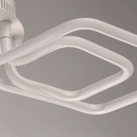 Ceiling chandelier "Aurich" 30W Led White 70x70x12.5cm-2
