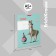 Notebook 24 sheets in the ruler, erichkrause "Lama", cover coated cardboard, OFSET block, mix