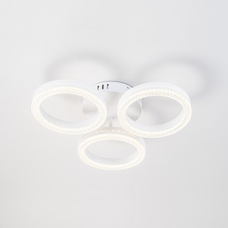 Ceiling light ESCADA, 10282/3LED. 1x45W, LED, 3372LM, 3000/4000/6000K, 440x440x100 mm, white color-2