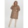 Female coat, size 56, brown color